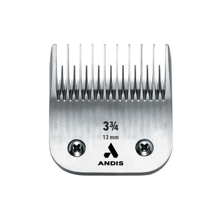 Andis Cuchilla S-3 3-4 13 mm para Peluquería Profesional, Acero UltraEdge, Acabado Cromado Resistente a la Corrosión 1