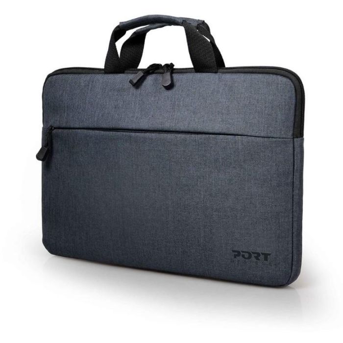 Port Designs BELIZE TL Funda Bandolera para Portátil 13.3" (33.8 cm) Gris Monocromo con Tirante y Bolsillo Delantero 2 Port Designs BELIZE TL Funda Bandolera para Portátil 13.3" (33.8 cm) Gris Monocromo con Tirante y Bolsillo Delantero 2