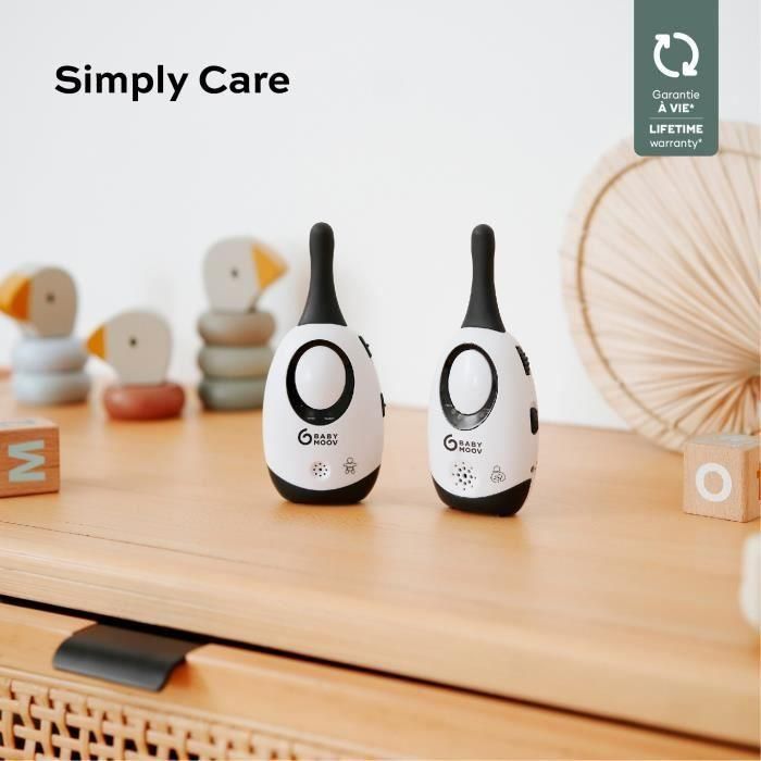 BABYMOOV Babyphone Audio Simply Care Gris 1 BABYMOOV Babyphone Audio Simply Care Gris 1