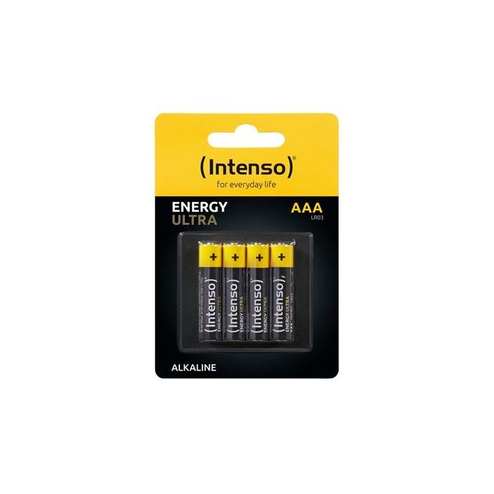 Intenso Pack Pilas Alcalinas Energy Ultra AAA LR03 4 Uds. - Manganeso Alcalino 1.5V 0 Intenso Pack Pilas Alcalinas Energy Ultra AAA LR03 4 Uds. - Manganeso Alcalino 1.5V 0