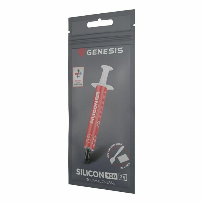 GENESIS Silicon 900 compuesto disipador de calor Pasta térmica 12,8 W/m·K 2 g 4 GENESIS Silicon 900 compuesto disipador de calor Pasta térmica 12,8 W/m·K 2 g 4