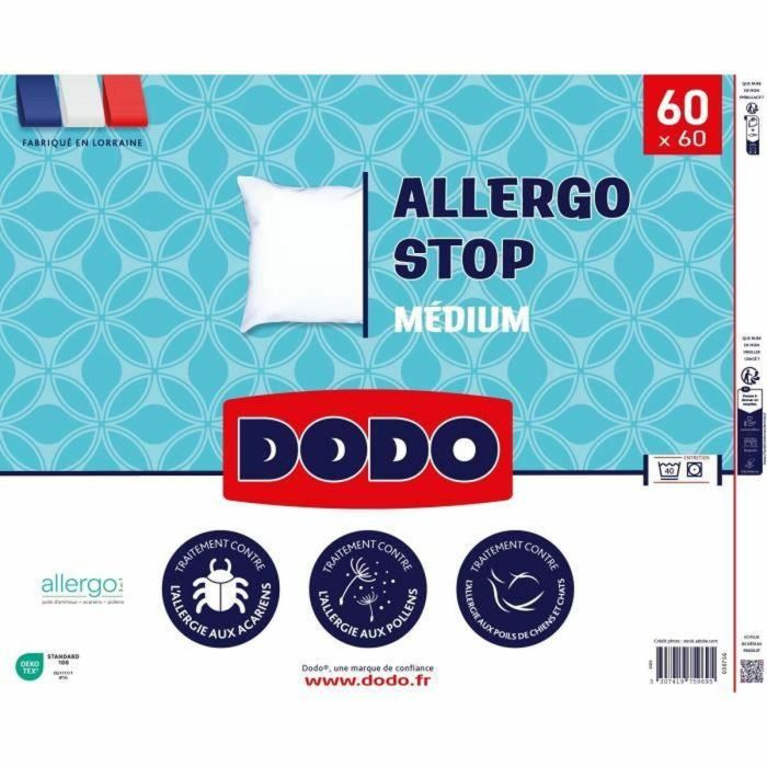 Dodo DOD3307419759695 - Almohada Allergo Stop 60 x 60 cm