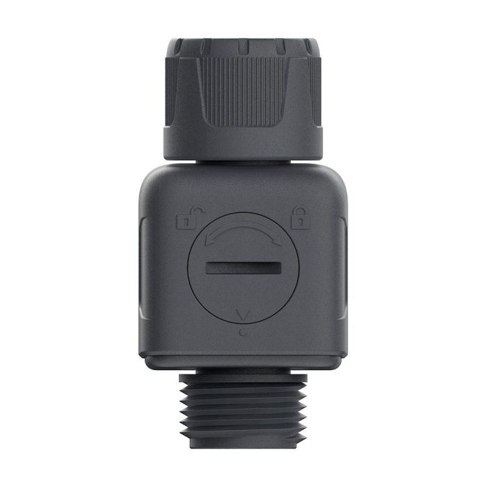 Aqua Control Medidor de Caudal de Agua Digital Conexión 3/4 Pulg Pantalla LCD para Riegos