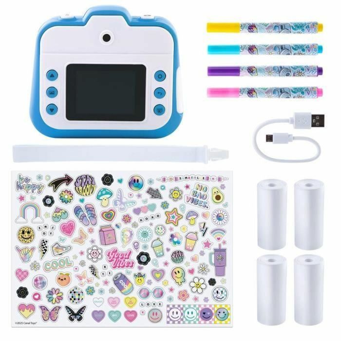 Canal Toys CLK 057/CTCLK057 - Cámara instantánea Creator para niños, impresión instantánea, color azul 3 Canal Toys CLK 057/CTCLK057 - Cámara instantánea Creator para niños, impresión instantánea, color azul 3