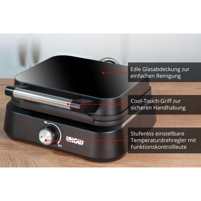 48275 Doppel Waffeleisen Brüssel Belgische Waffeln 3