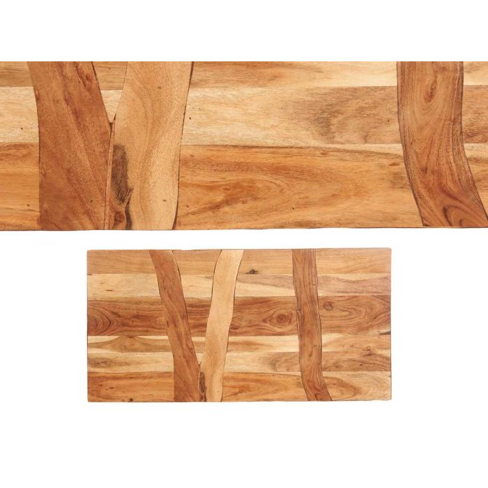 Mesa Auxiliar Madera Trama 120x60x48 cm - Giftdecor 2