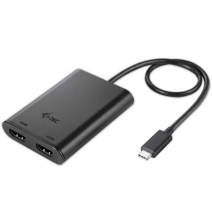 Adaptador DisplayPort a HDMI i-Tec C31DUAL4KHDMI Negro 4K Ultra HD Adaptador DisplayPort a HDMI i-Tec C31DUAL4KHDMI Negro 4K Ultra HD