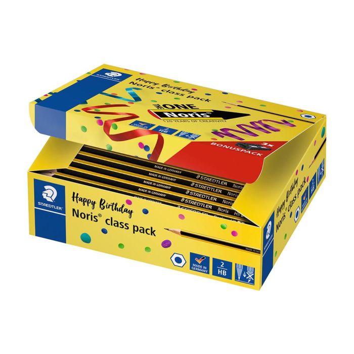 Lapices De Grafito Staedtler Noris N.2 Hb Class Pack De 144 Unidades 2