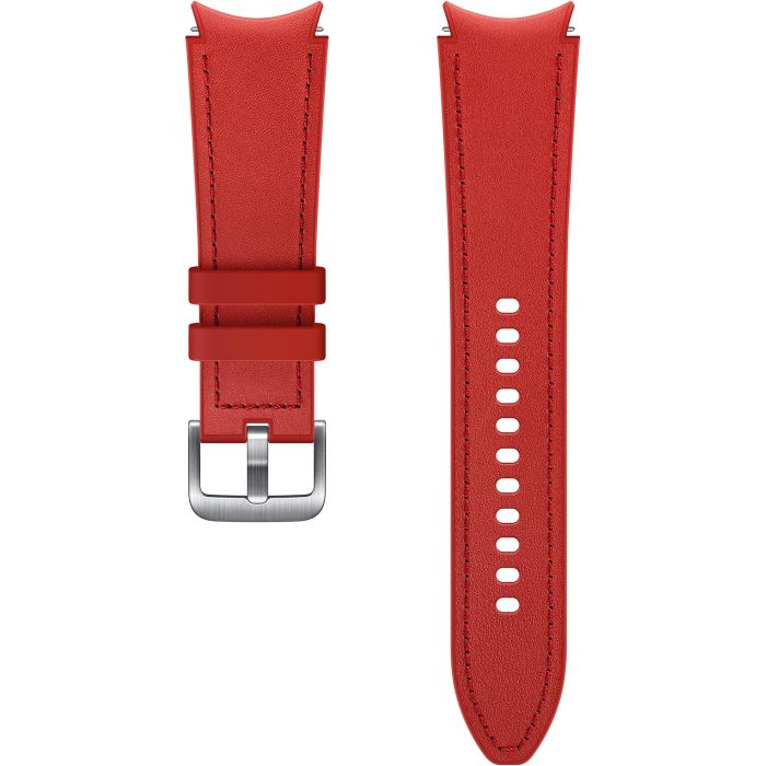 Samsung Hybrid Leather Band (20 mm. M/L). Red 0 Samsung Hybrid Leather Band (20 mm. M/L). Red 0