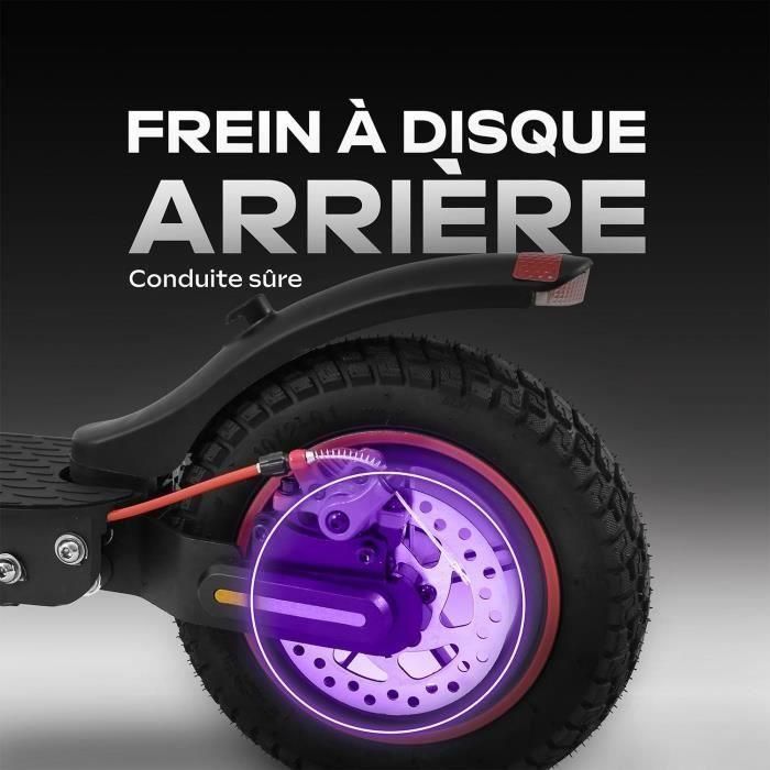 Patinete eléctrico plegable - URBANGLIDE - 100 MAX - 350W - 10 ruedas - Adulto - Negro 4 Patinete eléctrico plegable - URBANGLIDE - 100 MAX - 350W - 10 ruedas - Adulto - Negro 4