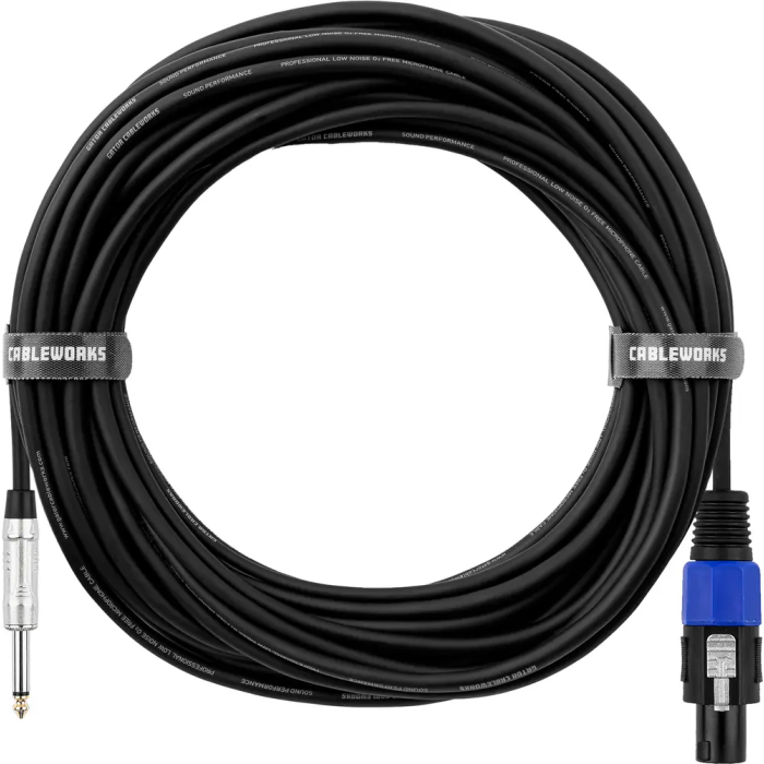 Cableworks Cable de Altavoz Jack/Speakon 15 M 1 Cableworks Cable de Altavoz Jack/Speakon 15 M 1