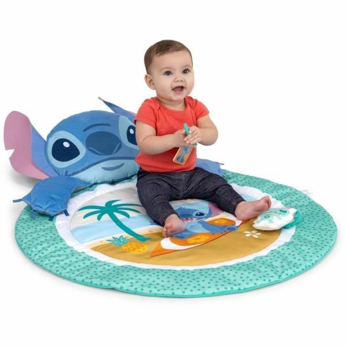 Bright Starts BRI0074451174467 Disney Baby - Alfombra de Juego para Bebé Stitch, Evolutiva con Juguetes Sensoriales, Peluche, Espejo, Cojín y Sonajero 12 Bright Starts BRI0074451174467 Disney Baby - Alfombra de Juego para Bebé Stitch, Evolutiva con Juguetes Sensoriales, Peluche, Espejo, Cojín y Sonajero 12