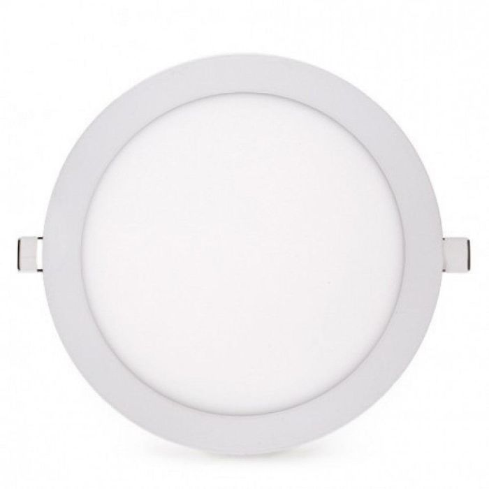 Placa LED Circular Downlight Empotrable 20W 1600Lm Blanco Frío 6000K 240mm Ø Ultrafina IP25 40.000H GR-RDP15-20W-CW-EP01 2