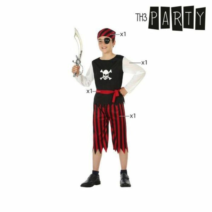 Disfraz para Niños Th3 Party Multicolor Piratas (4 Piezas) 3 Disfraz para Niños Th3 Party Multicolor Piratas (4 Piezas) 3