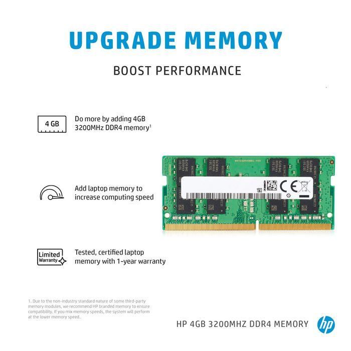 HP 4 GB 3200MHz DDR4 Memory 2 HP 4 GB 3200MHz DDR4 Memory 2
