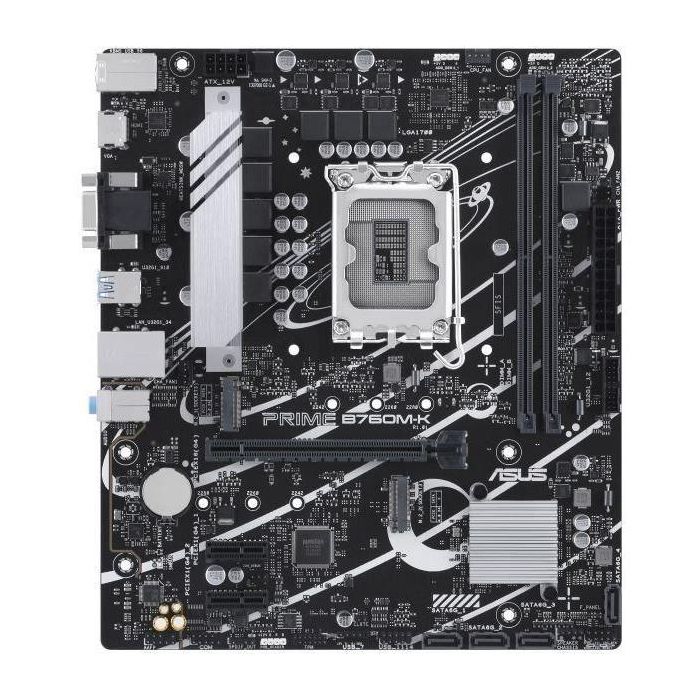 ASUS ASU1690884306209 Placa base PRIME B760M-K LGA 1700 DDR5 micro ATX 0 ASUS ASU1690884306209 Placa base PRIME B760M-K LGA 1700 DDR5 micro ATX 0