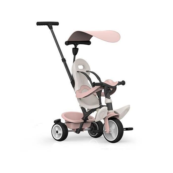 SMOBY - Paseo para bebés - Triciclo para bebés rosa SMOBY - Paseo para bebés - Triciclo para bebés rosa