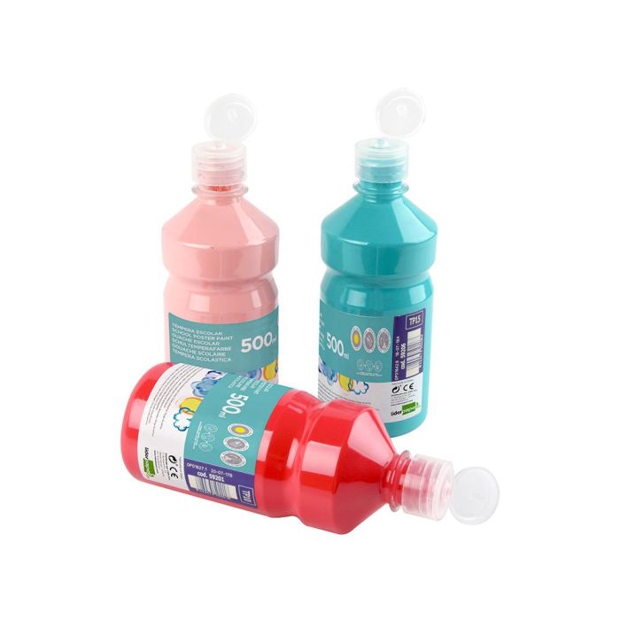 Tempera Liquida Liderpapel Escolar 500 mL Violeta 4