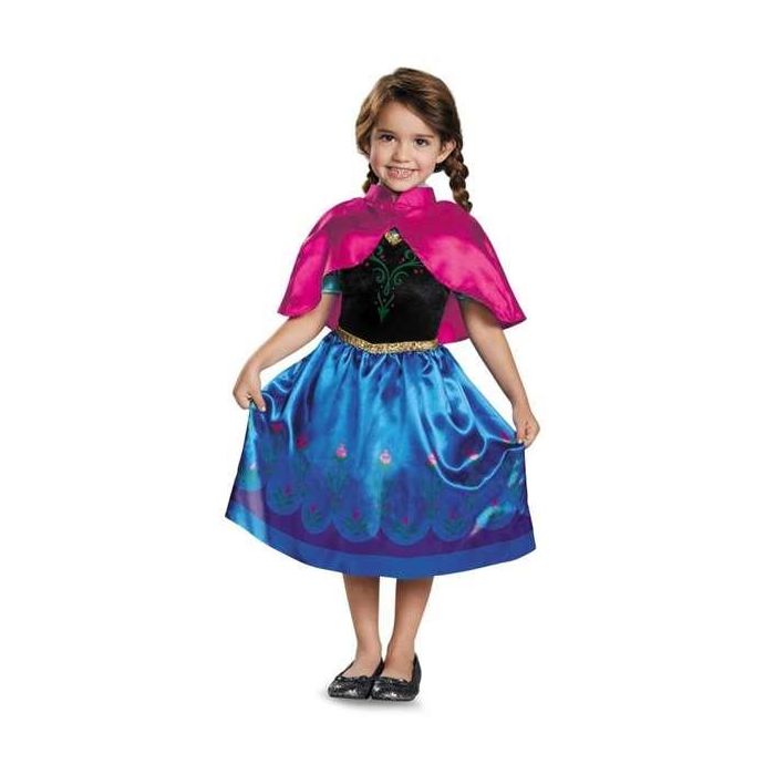 Disfraz disney frozen anna de viaje classic t. 3-4 años Disfraz disney frozen anna de viaje classic t. 3-4 años