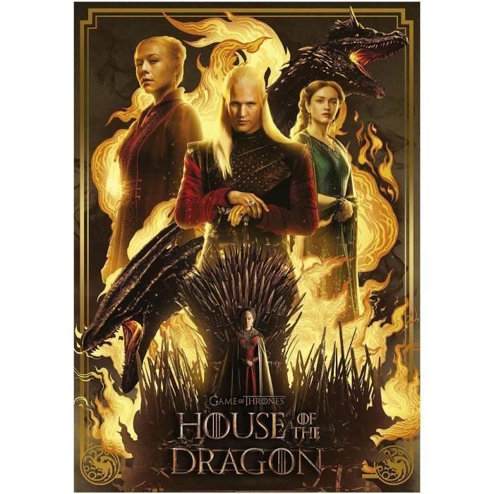 Puzzle - Educa - House of the Dragon - 1000 piezas 1 Puzzle - Educa - House of the Dragon - 1000 piezas 1