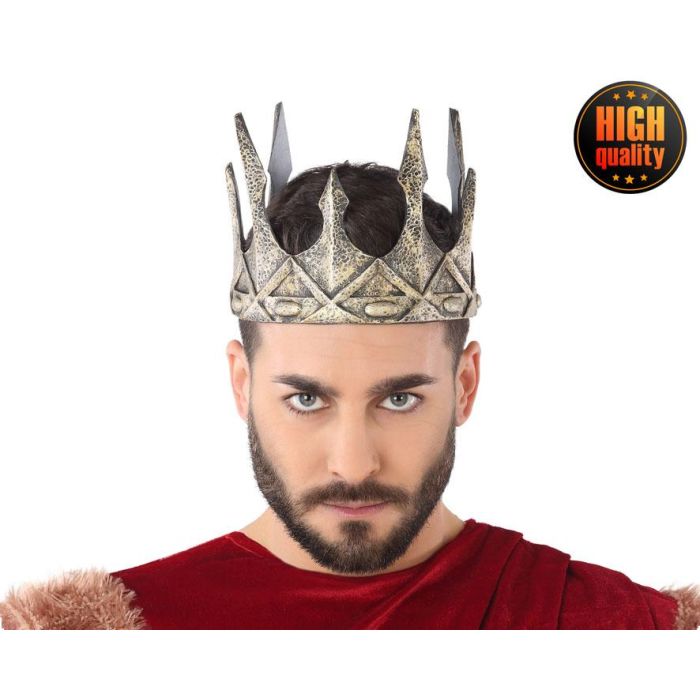 Corona Rey Medieval Carnaval Hombre Adulto