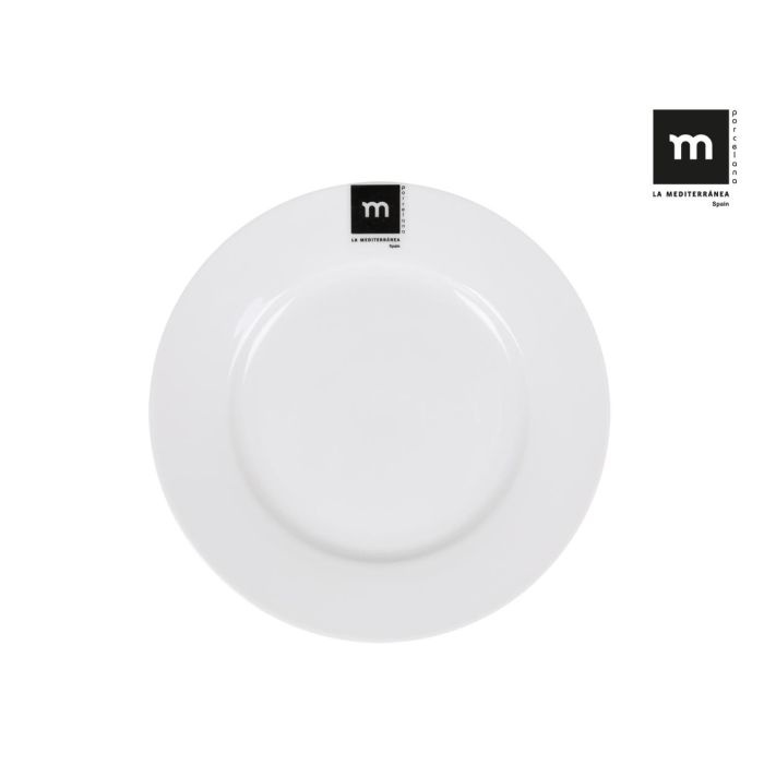 La Mediterranea Plato Postre Felit 19 cm (18 Unidades)