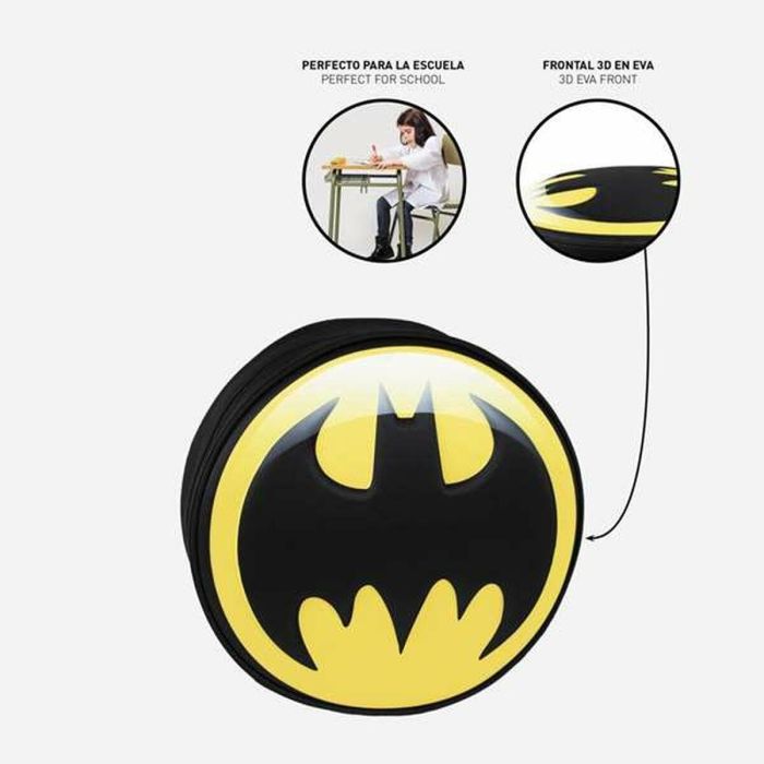 Mochila Infantil 3D Batman Amarillo 4