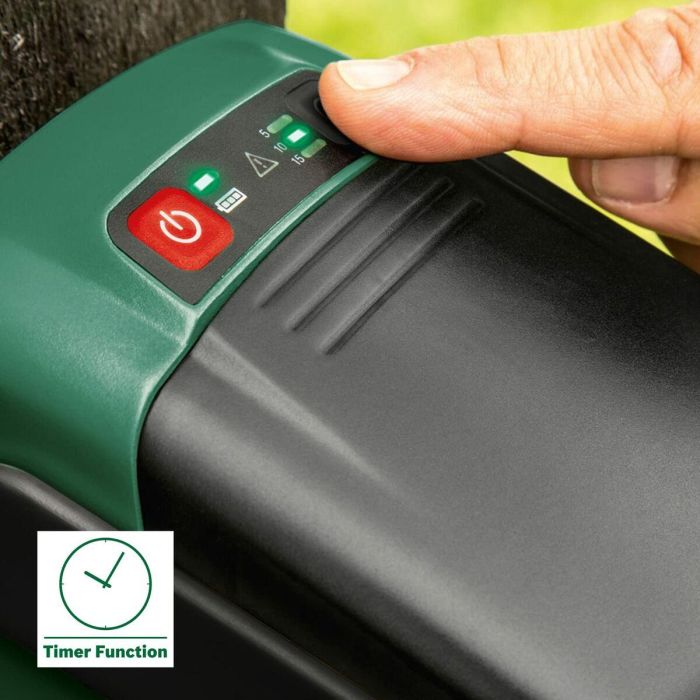 Bosch Bomba de Jardín para Riego desde Colector Agua Lluvia, Temporizador 3 Configuraciones, Chorro Potente 25m, Incluye Adaptadores 6 Bosch Bomba de Jardín para Riego desde Colector Agua Lluvia, Temporizador 3 Configuraciones, Chorro Potente 25m, Incluye Adaptadores 6