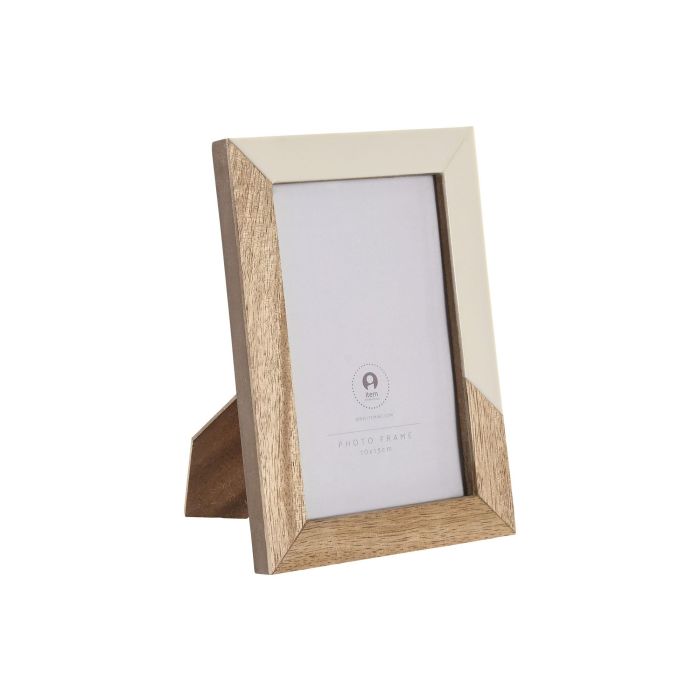 Marco Foto 10X15 Scandi DKD Home Decor Blanco Natural 1.8 x 21.5 x 17 cm Marco Foto 10X15 Scandi DKD Home Decor Blanco Natural 1.8 x 21.5 x 17 cm