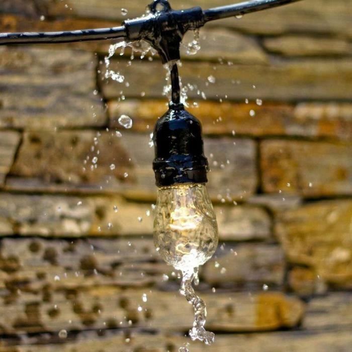 Lumisky MAFY 20 LIGHT Guirnalda de Luz Exterior - 10 m - 20 Bombillas Filamento Vintage E27 LED Blanco Cálido 1 Lumisky MAFY 20 LIGHT Guirnalda de Luz Exterior - 10 m - 20 Bombillas Filamento Vintage E27 LED Blanco Cálido 1