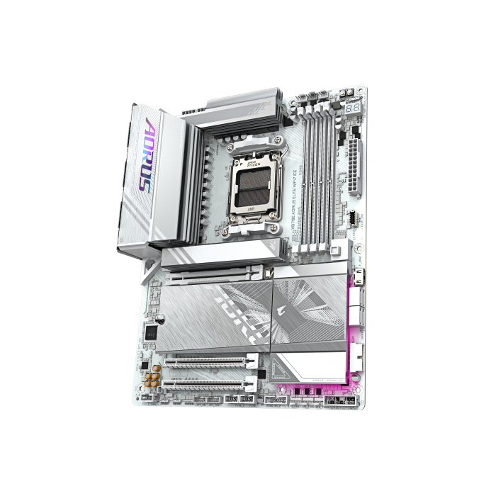Gigabyte Placa Base 9MX87EE7E-00-G12 X870E AM5 DDR5 Wi-Fi 7 BT 5.4 2.5GbE LAN ATX Blanco Gigabyte Placa Base 9MX87EE7E-00-G12 X870E AM5 DDR5 Wi-Fi 7 BT 5.4 2.5GbE LAN ATX Blanco
