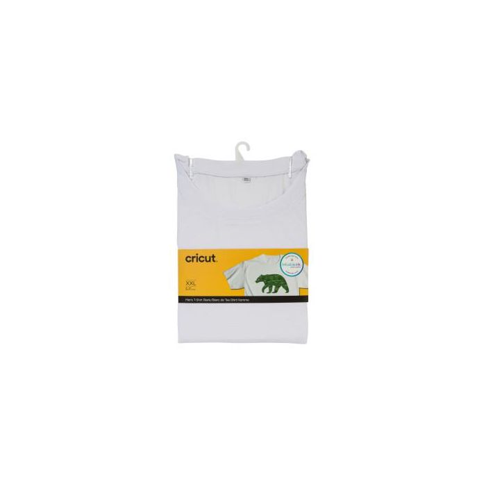 Cricut 2007905 Camiseta Cuello Redondo Masculino Blanco XXL Cricut 2007905 Camiseta Cuello Redondo Masculino Blanco XXL