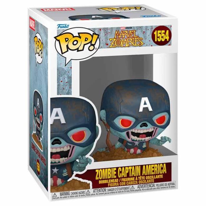 Figura POP Marvel Zombies Zombie Capitan America 0 Figura POP Marvel Zombies Zombie Capitan America 0