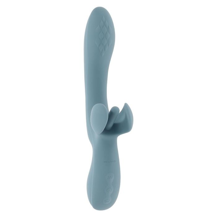 Vibrador Doble Estimulación Evolved Azul 0 Vibrador Doble Estimulación Evolved Azul 0