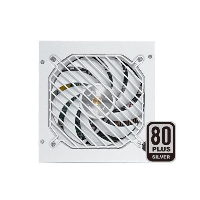 Mars Gaming Fuente de Alimentación MPZE750SI 750W 80 Plus Silver Ventilador 12cm Blanco