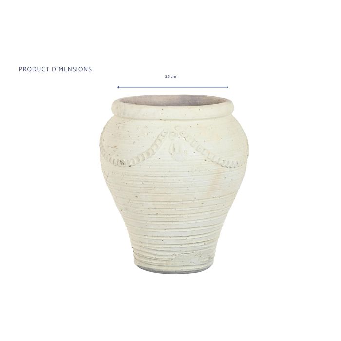 Anfora Mediterraneo DKD Home Decor Crudo 48 x 57 x 48 cm 6 Anfora Mediterraneo DKD Home Decor Crudo 48 x 57 x 48 cm 6