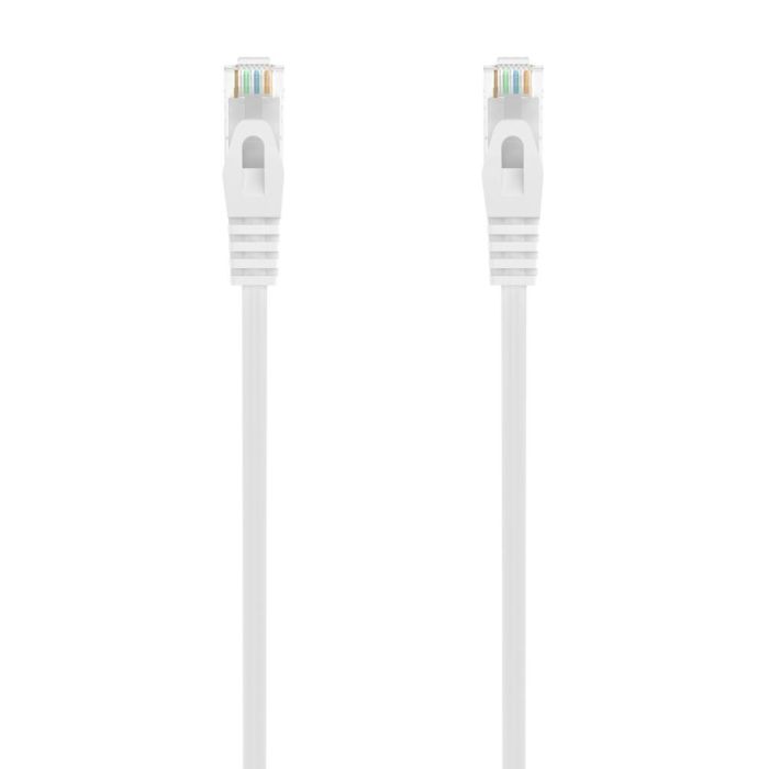 AISENS - CABLE DE RED LATIGUILLO RJ45 LSZH CAT.6A 500 MHZ UTP AWG24, BLANCO, 1.0M