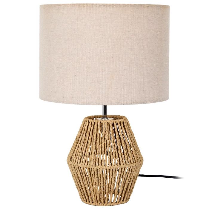 Lámpara Lino Y Cuerda Home Deco Factory 0 Lámpara Lino Y Cuerda Home Deco Factory 0