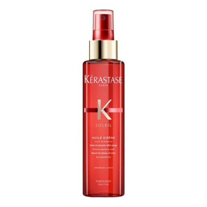 Kerastase Soleil Huile Sirene Aceite Protector y Acondicionador para Cabello con Protección UV, 150 mL