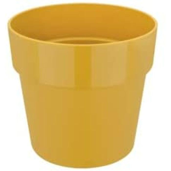 ELHO B.for Original Round 25 Maceta Redonda para Interior Ø 25 cm 7.9L Ocre Polipropileno Resistente y Duradera 1