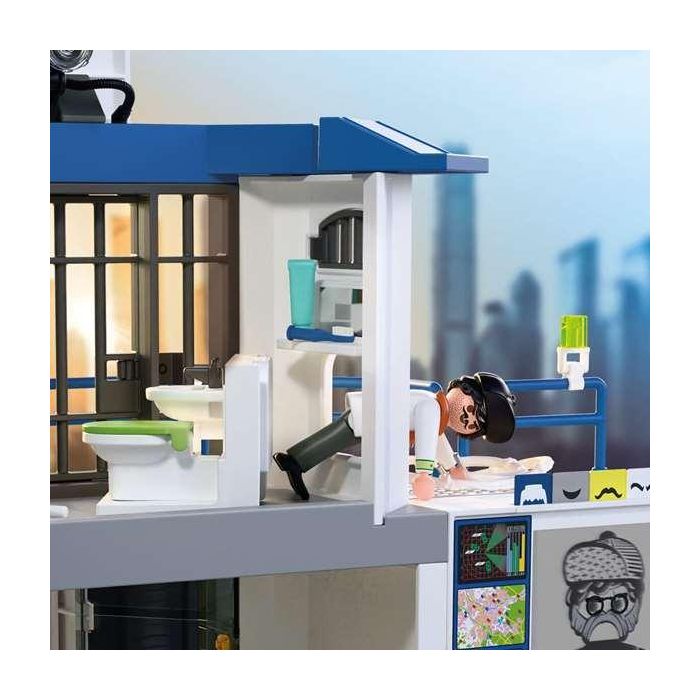 Comisaría con sala de investigación playmobil 1