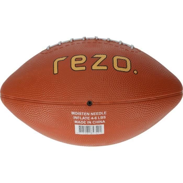 Balón de fútbol americano - REZO - Caucho - Talla 3 - Marrón - Para recreación Balón de fútbol americano - REZO - Caucho - Talla 3 - Marrón - Para recreación