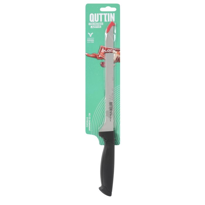 Cuchillo Jamonero 22 cm Black - Quttin (36 Unidades) 1 Cuchillo Jamonero 22 cm Black - Quttin (36 Unidades) 1