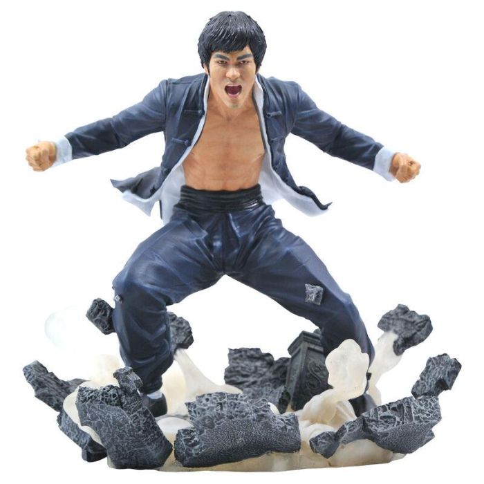 DIAMOND SELECT Estatua Bruce Lee Gallery PVC 23cm por Rocco Tartamella y Nelson X. Asencio