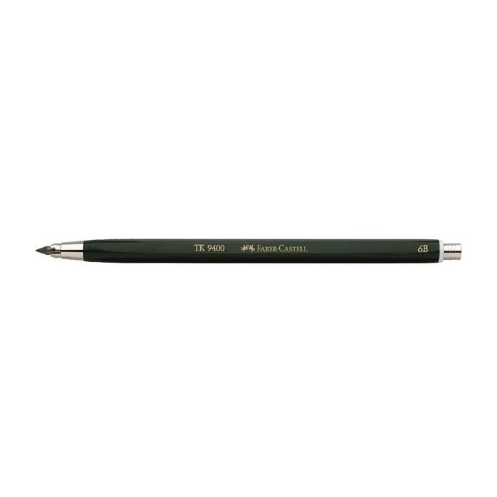 FABER-CASTELL TK 9400 6B Fallminenstift (Portaminas) 3.15mm Negro - 1 pieza
