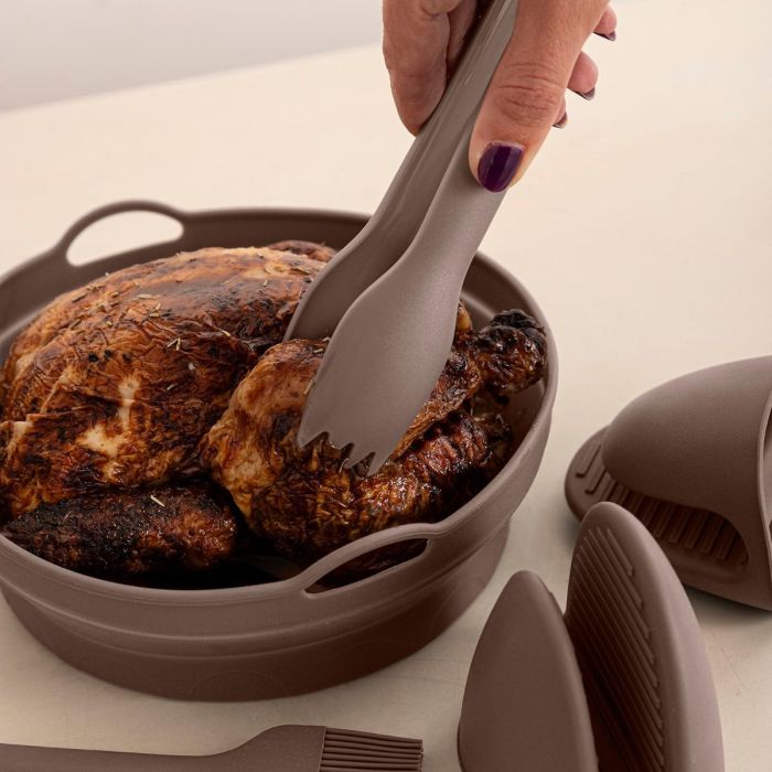 Set 5 Accesorios Freidora de Aire Creta Quid 20,3x20x3x7 cm 3 Set 5 Accesorios Freidora de Aire Creta Quid 20,3x20x3x7 cm 3