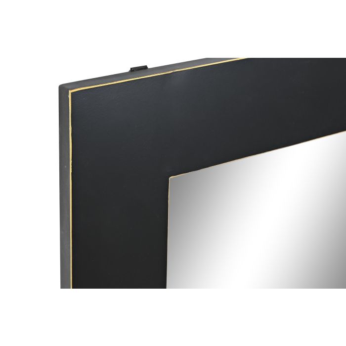Espejo Oriental DKD Home Decor Negro Dorado 4 x 90 x 70 cm 1