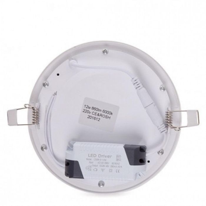 Placa LED 12W 860Lm 6000ºK Circular Estuche Personalizado 40.000H [JL-GP-LZ-2-EP02] 4