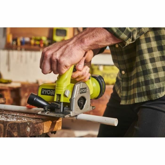 RYOBI ONE + R18MMS-0 Sierra multimaterial 18V, 85 mm, 4250 rpm, con hoja multimaterial y para baldosas, guía paralela y boquilla succión 10 RYOBI ONE + R18MMS-0 Sierra multimaterial 18V, 85 mm, 4250 rpm, con hoja multimaterial y para baldosas, guía paralela y boquilla succión 10