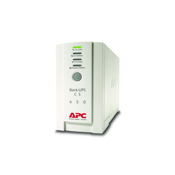 APC BK650EI Back-UPS Torre 650VA 400W Offline Senoidal con 4 Salidas AC y Puerto USB